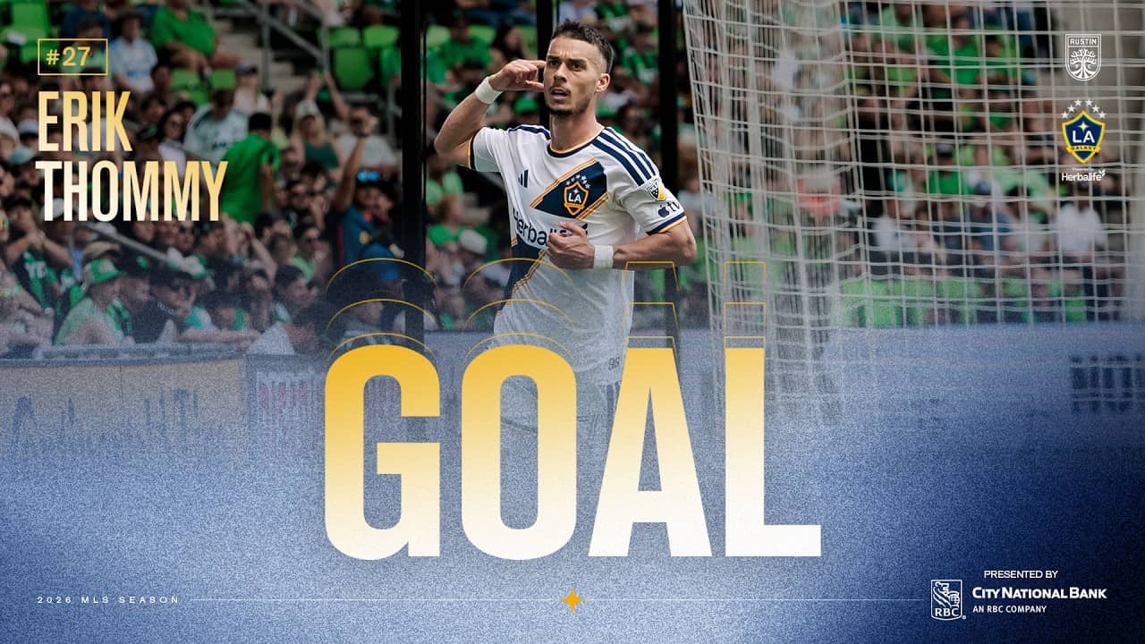GOAL: Erik Thommy scores his first goal for the LA Galaxy to further the lead vs. Austin FC