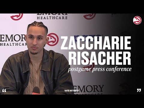 Hawks vs. Pelicans Postgame Press Conference: Zaccharie Risacher