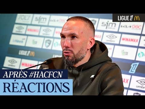 💬 Après HAC - FC Nantes (1-1), réactions de Didier Digard