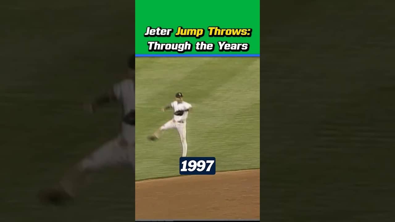Jeter's Jump Throw didn't change much across nearly two decades! 🤯
