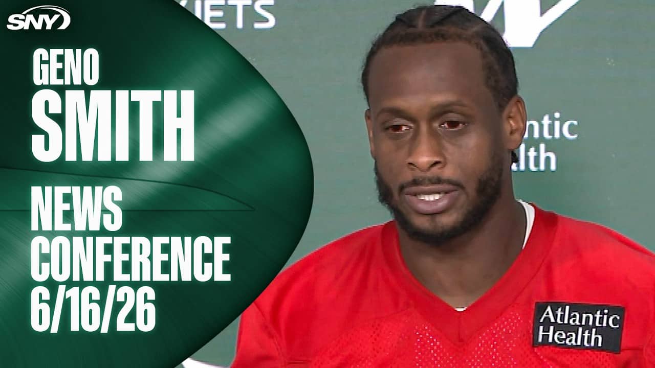 Geno Smith on Rex Ryan being at Jets minicamp, excitement for WR room in 2026 season