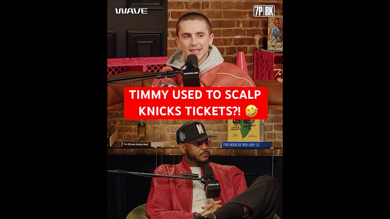 Timothée Chalamet SCALPED Knicks Tix Now He's NBA FINALS Courtside 🤣