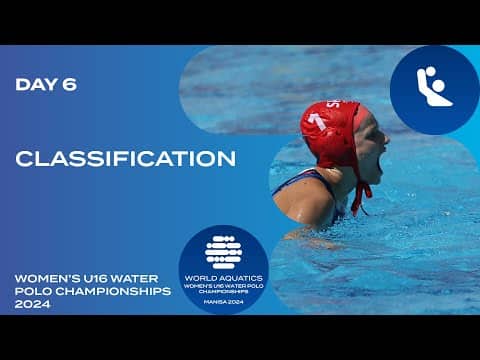 World Aquatics U16 Women’s Water Polo 2024 | Day 6 Highlights & Classification