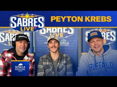 “I Want To Be An Impact Player” | Peyton Krebs On Taking All Opportunities | Buffalo Sabres