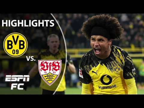 😱 HAT TRICK HERO 😱 Borussia Dortmund vs. VfB Stuttgart | Bundesliga Highlights | ESPN FC
