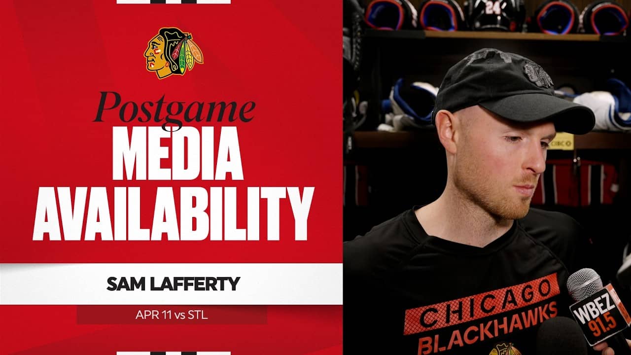 "Just try to play hockey at the end of the day." | Sam Lafferty Postgame 4.11.26