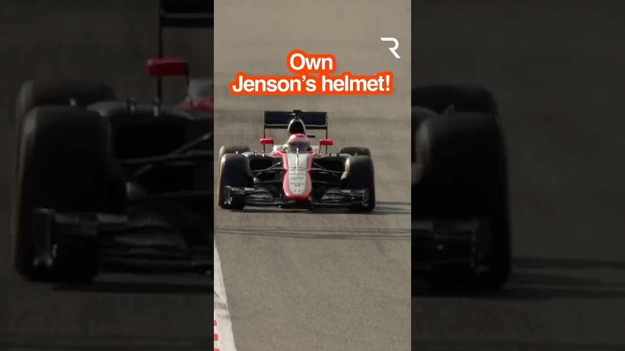 Bid for a signed Jenson Button F1 helmet ‼️
