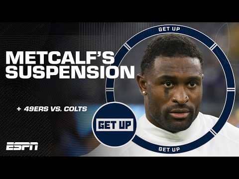 Jeff Saturday thinks DK Metcalf's suspension is 'gonne be a problem' 👀 | Get Up