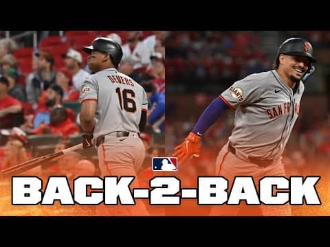 Giants staying HOT! Rafael Devers and Willy Adames mash BACK-TO-BACK homers in the 1st inning! 💪