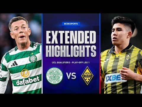 Celtic vs. Kairat Almaty: Extended Highlights | UCL Qualifiers - Play-off Leg 1 | CBS Sports Golazo