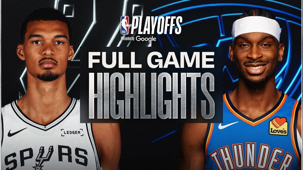 #2 SPURS at #1 THUNDER | FULL GAME 2 HIGHLIGHTS | May 20, 2026