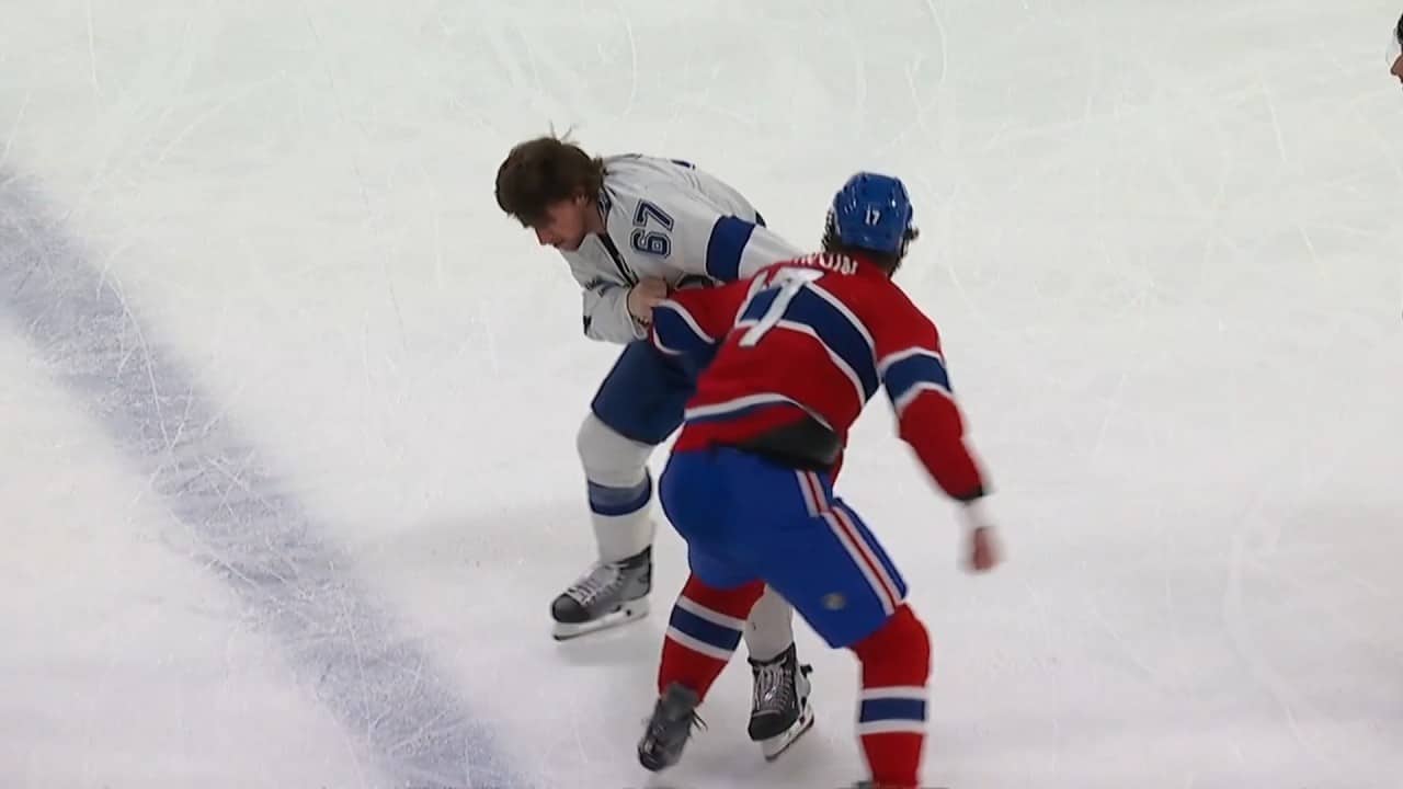 Josh Anderson Drops The Gloves With Declan Carlile