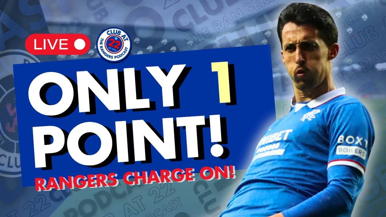 Rangers 1 Point Behind Hearts! Title Race HEATING UP 👀 | Live Tues 7th April 8pm