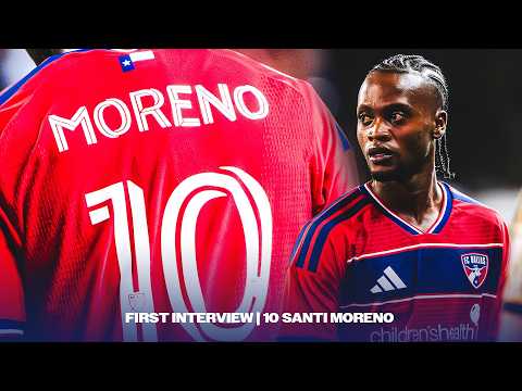 Santi Moreno's First Interview w/ FC Dallas 🤠