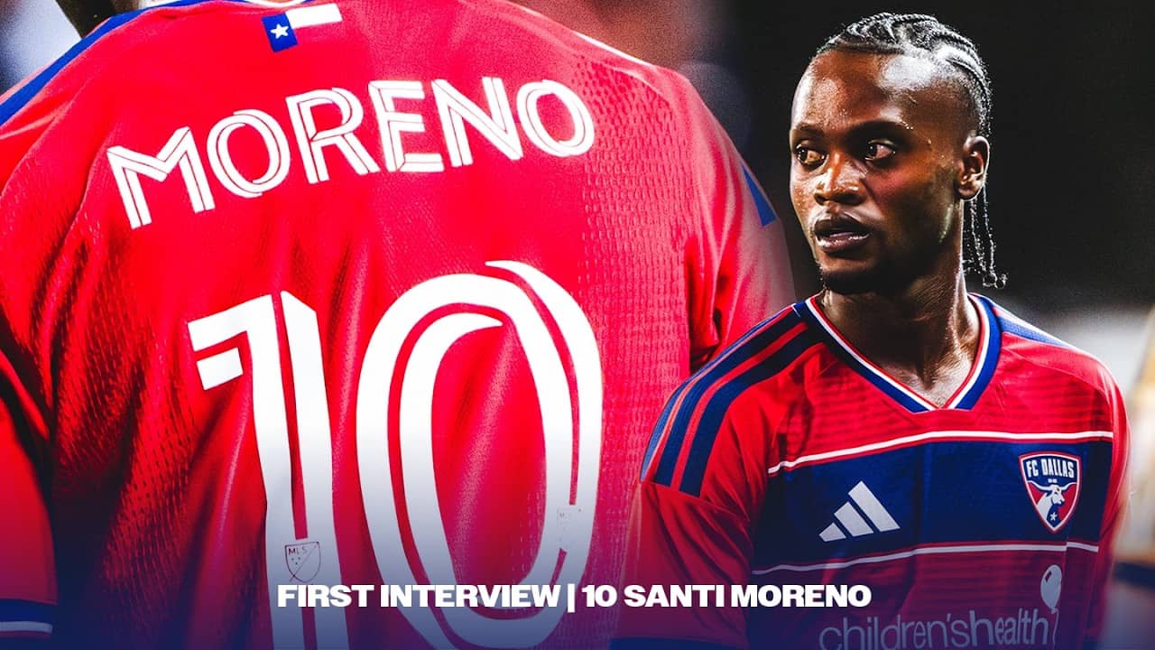 Santi Moreno's First Interview w/ FC Dallas 🤠
