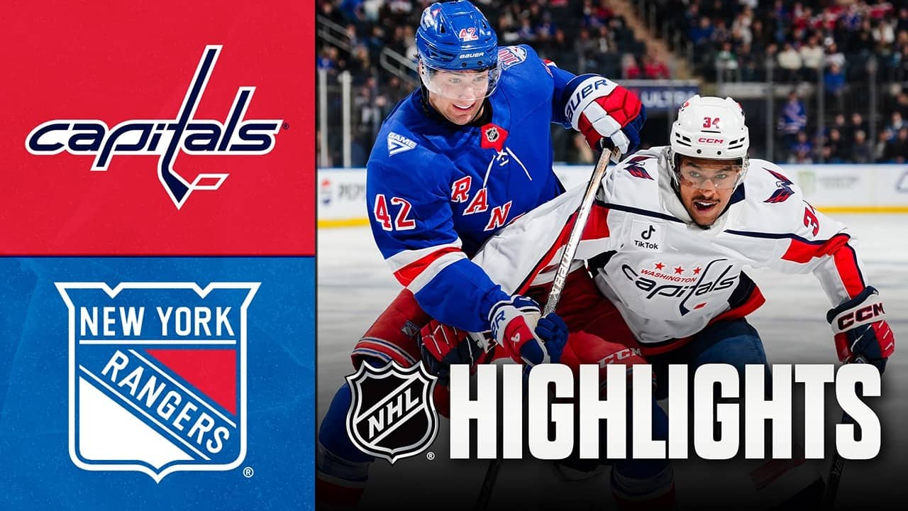 Capitals vs. Rangers | NHL Highlights | April 05, 2026