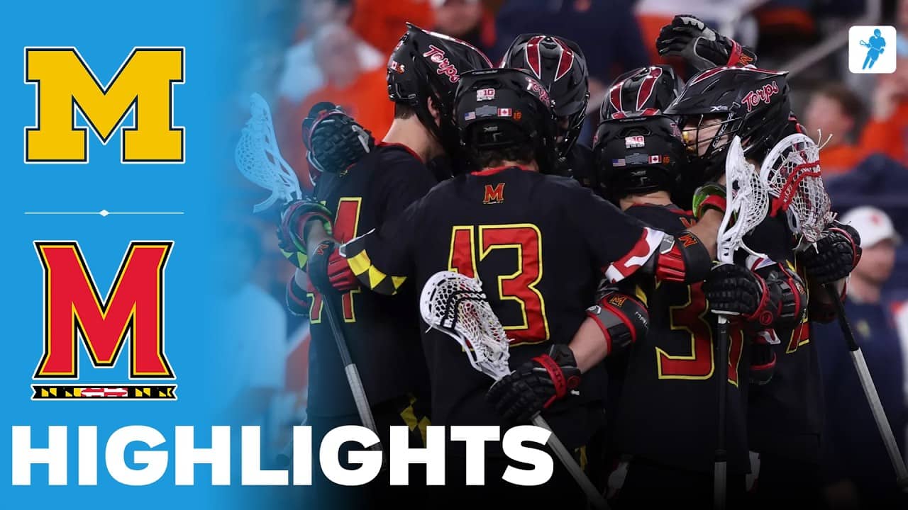 Michigan vs Maryland | NCAA College Lacrosse | Highlights - March 28, 2026