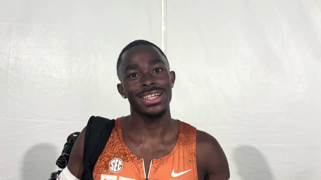 Kendrick Smallwood On Ja’Kobe Tharp’s World Record, Runs 13.02 PB In NCAA Championship 110mH Prelim