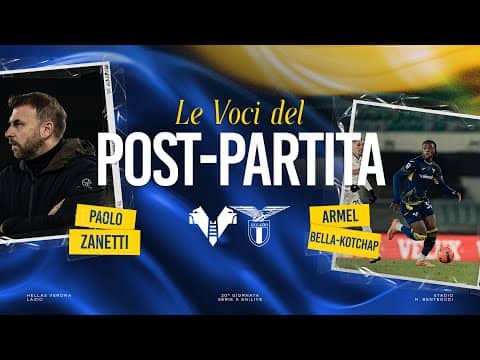 Serie A Enilive 2025/26 | Le voci del post partita: Zanetti e Bella-Kotchap