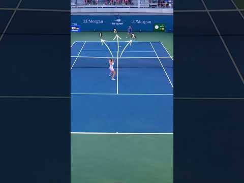 WHERE does Sabalenka hit this smash?