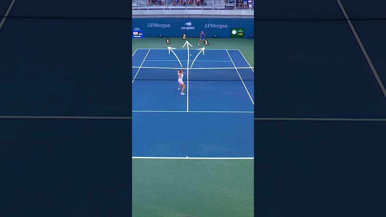 WHERE does Sabalenka hit this smash? 💥