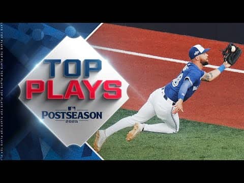Top MLB Plays of 10/4/25 (Teoscar Hernández's game-winning homer, Nathan Lukes' awesome dive, MORE!)