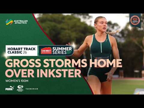 Women's 100m Final | 2026 Hobart Track Classic