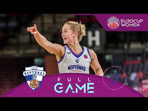LIVE - Neptunas-Amberton v Nyon Basket Feminin | EuroCup Women 2025-26 | Regular Season