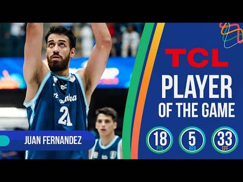 Juan Fernandez (18 PTS) | TCL Player Of The Game | PUR 🇵🇷 vs ARG 🇦🇷 | FIBA AmeriCup 2025