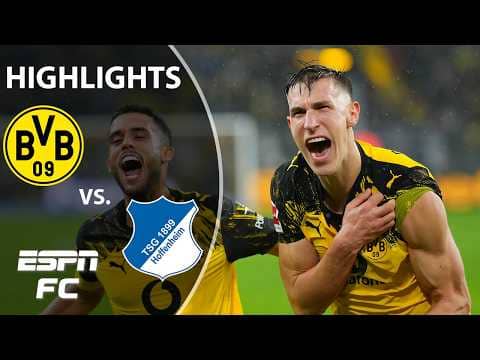 HIGH STAKES 🔥 Borussia Dortmund vs. Hoffenheim | Bundesliga Highlights | ESPN FC