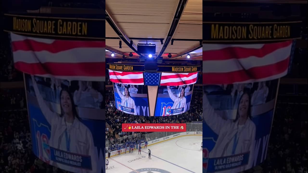 Welcome to The Garden, Laila Edwards! 🥇🇺🇸 #lailaedwards #usahockey #womenshockey