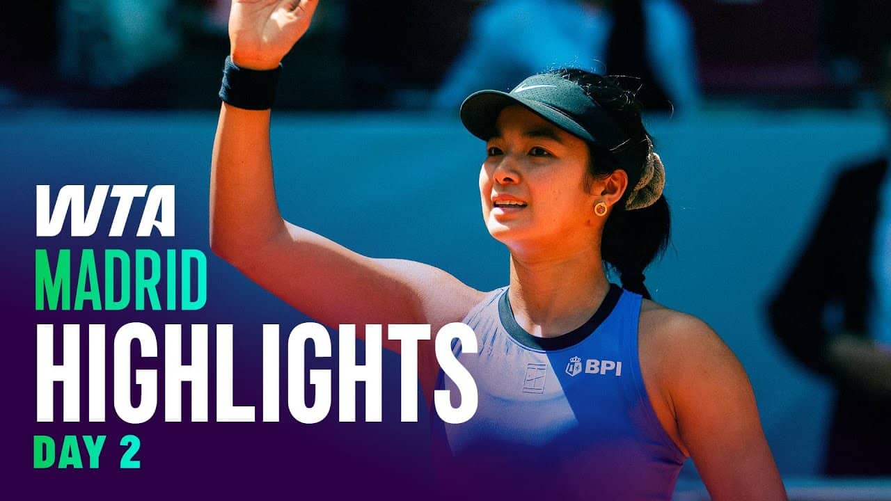 Day 2 in Madrid featuring Eala, Sonmez, Boulter, and more | WTA Match Highlights
