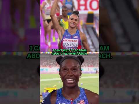 Team USA cooks 4x400m record 🤯🏃‍♀️