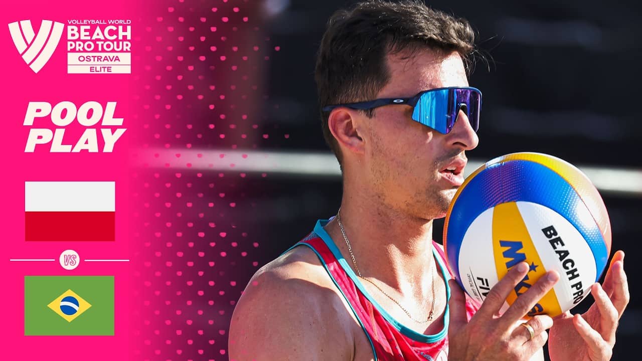 Łosiak/Bryl vs. Andre/Renato - Pool Play Highlights | Ostrava 2026 #BeachProTour