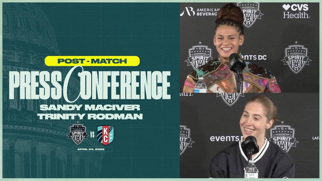 Sandy MacIver and Trinity Rodman Post-Match Press Conference | Week 5 vs KC Current | 04.24.26