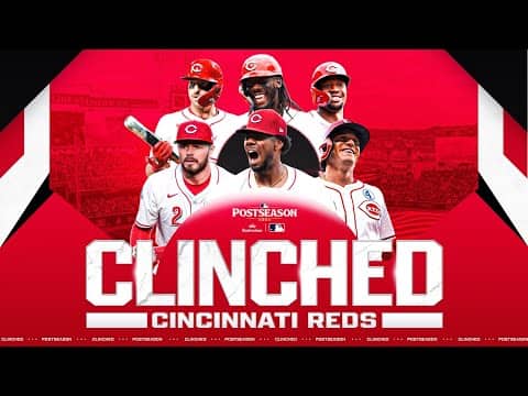 The Reds have secured their spot in the Postseason! (2025 season highlights) 🔴⚫️