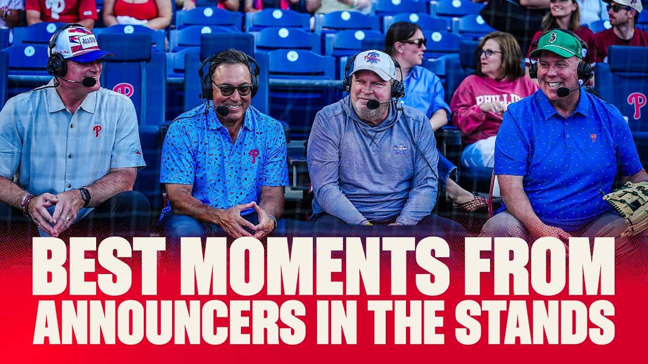 Announcers in the Stands TOP Moments | Feat. John Kruk, Tom McCarthy, Rubén Amaro Jr. & Ben Davis