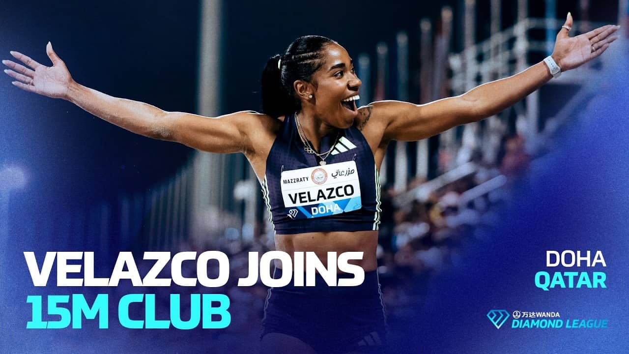 Davisleydi Velazco joins the 15m club in Doha | Wanda Diamond League