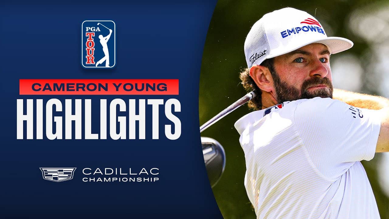 Cameron Young shoots 8-under 64 | Round 1 | Cadillac Championship | 2026