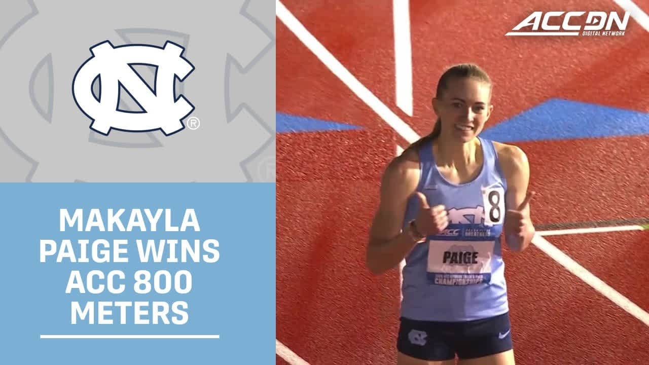 North Carolina's Makayla Paige Wins ACC 800 Meters