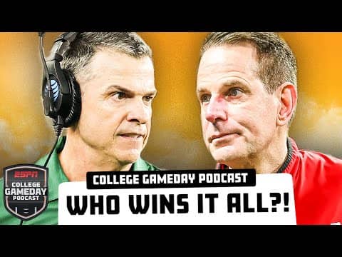 CFP Title Game Preview: Miami’s SURGE Meets Indiana’s Statement Run | College GameDay Podcast