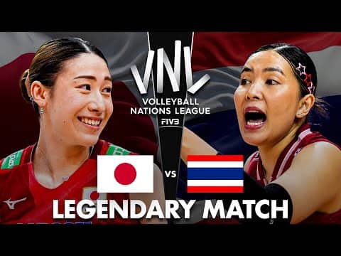 Japan 🇯🇵 vs Thailand 🇹🇭 | Legendary Volleyball Match !!!