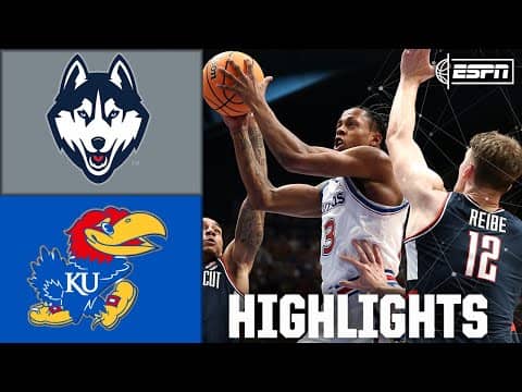 UConn Huskies vs. Kansas Jayhawks | Full Game Highlights | ESPN College Basketball