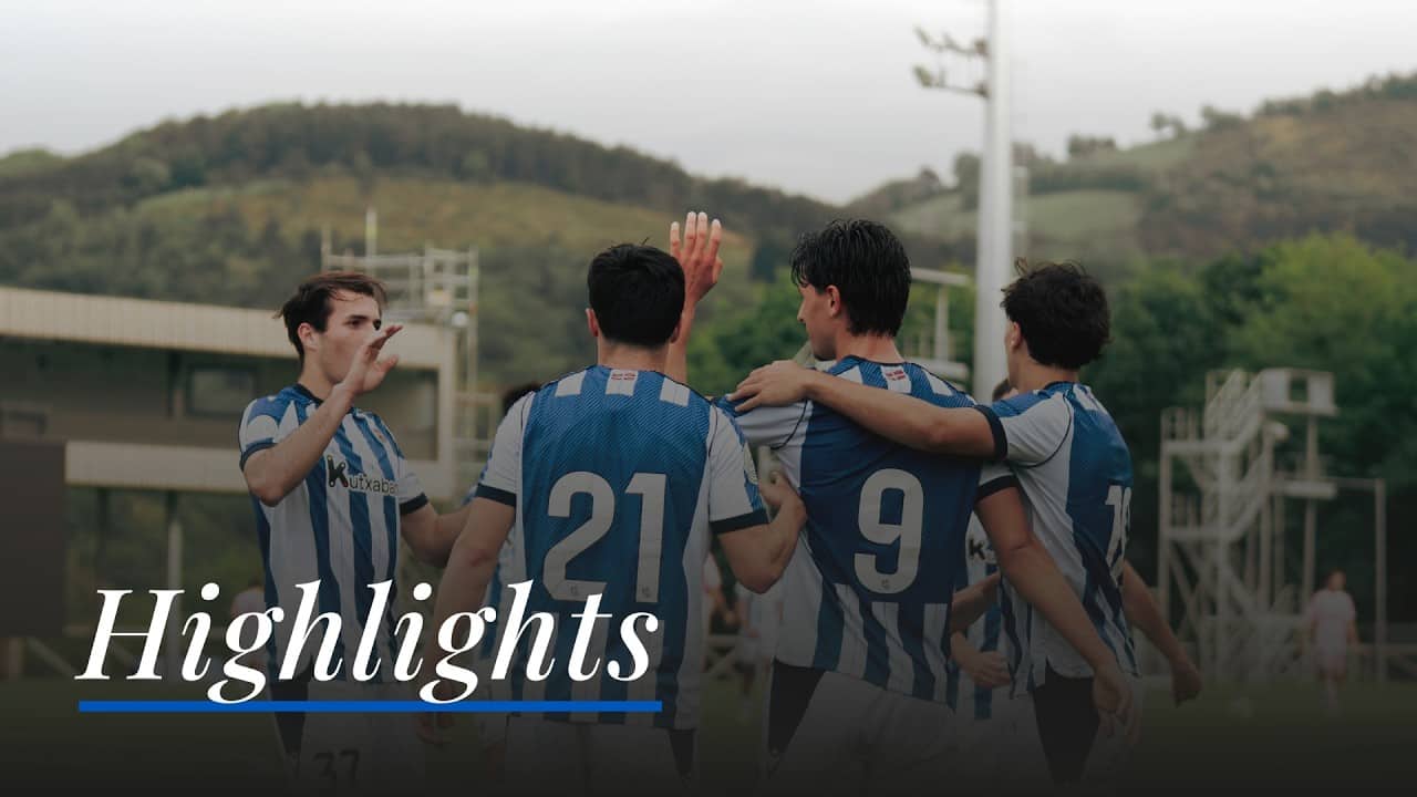 HIGHLIGHTS | 3ª RFEF 25-26 | J33 | Real Sociedad C 4-0 Cultural de Durango | Zubieta
