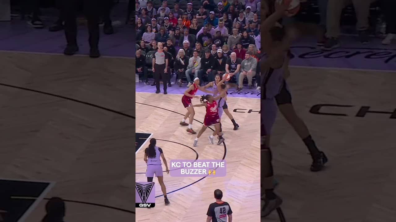 Kaitlyn’s shot clock awareness 🤌