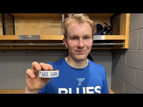Otto Stenberg scores first NHL goal