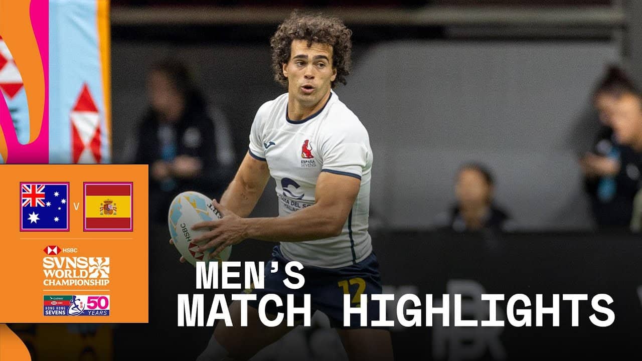 UPSET in Hong Kong! 🫨 | Australia v Spain | HSBC SVNS Hong Kong 2026 | Match Highlights