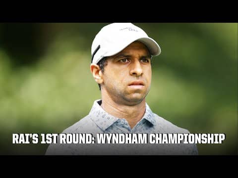 Aaron Rai’s ROUND 1 Wyndham Championship [FULL HIGHLIGHTS] | Golf on ESPN