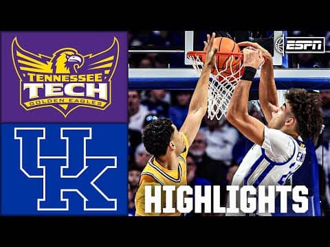Tennessee Tech Golden Eagles vs. Kentucky Wildcats | Full Game Highlights | ESPN CBB