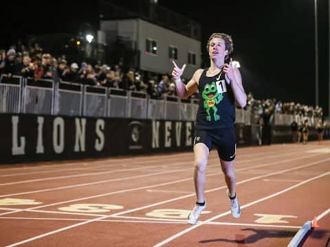 Aaron Sahlman runs 1:50.25 in early season elite 800m